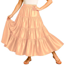 Ultimate Satin 32 Yard 4 Tier Skirt | Pro Belly Dance S-3XL S30