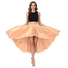 Satin Asymmetrical High-Low Skirt | Flowy Maxi S-5XL | 41 Colors S47