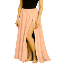 Satin Half Circle Skirt | Side Cut Dance Flow S-3XL | 41 Colors S94