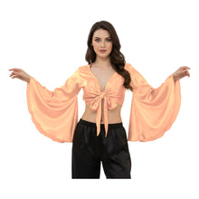 Satin Belly Dance Top | Self-Tie Choli Haut S-3XL | 41 Colors S29