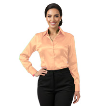Satin Long Sleeve Button Down Shirt | Elegant Blouse S-3XL | 41 Colors S81