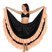 Satin 12 Yard Skirt w/ Frill | Full Volume Dance S-3XL | 41 Colors S22