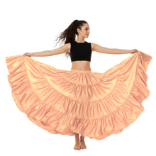 Ultimate Satin 25 Yard 4 Tier Skirt | Belly Dance Skirt S-5XL S20