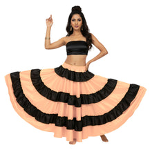Satin Full Circle Dance Skirt Frill | 360° Flow S-3XL S46