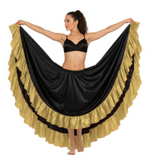 Satin 12 Yard Skirt w/ Frill | Full Volume Dance S-3XL | 41 Colors S22