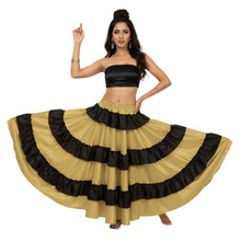 Satin Full Circle Dance Skirt Frill | 360° Flow S-3XL S46