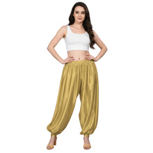 Pink Satin Aladdin Trousers, cute genie pants.