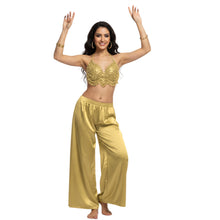Satin Palazzo Pants | Belly Dance Wide Leg Flow S-3XL | 41 Colors S19