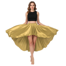 Satin Asymmetrical High-Low Skirt | Flowy Maxi S-5XL | 41 Colors S47