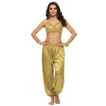 Satin Belly Dance Harem Pants | Flowy Trousers S-3XL | 41 Colors S10