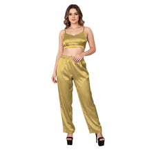 Orange Satin Casual Wear Pant, vibrant lounge pants.