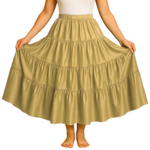 12 Yard 4 Tier Belly Dance Skirt | Full Volume Flow S-3XL S32