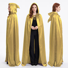 Satin Halloween Hooded Robe Cape – Costume, Cosplay & Party Wear S151