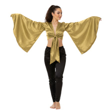 Satin Belly Dance Top | Self-Tie Choli Haut S-3XL | 41 Colors S37