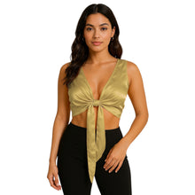 Orange Satin Sleeveless Ruffle Top, vibrant performance choli.