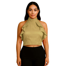 Satin Crop Top | Fancy Party Wear Blouse S-3XL | 41 Colors S92