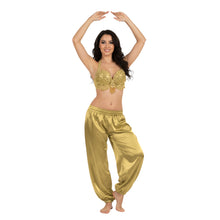 Satin Belly Dance Harem Pants | Flowy Trousers S-3XL | 41 Colors S66