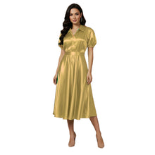 Satin Long Party Dress | Flowy Formal Gown S-3XL | 41 Colors S117