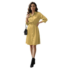 Satin Long Button Down Dress Shirt | Party Tunic S-3XL | 41 Colors S115