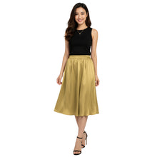 Satin Belly Dance Midi Skirt | Casual wear Skirt S-3XL | 41 Colors S35