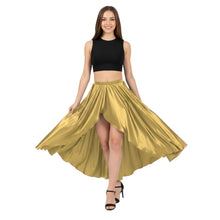 Satin Asymmetrical Wrap Skirt | High-Low Flow S-3XL | 41 Colors S72