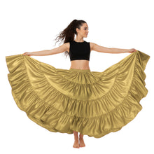 Ultimate Satin 25 Yard 4 Tier Skirt | Belly Dance Skirt S-5XL S20
