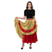 Satin Half Circle Belly Dance Skirt | Elegant Flow S-3XL | 41 Colors S71
