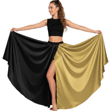 Reversible Full Circle Dance Skirt | Front Cut Flow S-3XL | 41 Colors S59