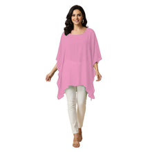 Chiffon Kaftan Top | Flowy Tunic Blouse S-5XL | 30 Colors C76