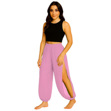 Sheer Chiffon Harem Yoga Pant | Flowing Belly Dance & Layering Trouser Side Cut harem Pant C19