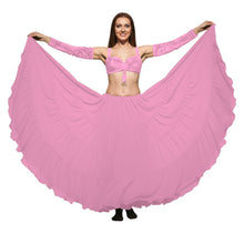 25 Yard 4-Tier Chiffon Belly Dance Skirt | Extreme Volume Sheer Dancewear C7
