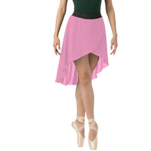 Chiffon High-Low Ballet Skirt | Asymmetrical Dance Wrap Skirt for Women | 30 Colors, S-5XL C41