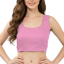 Chiffon Sleeveless Blouse for Bollywood Dance | S-5XL Plain 30 Colors C34