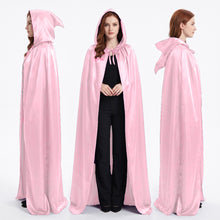 Satin Halloween Hooded Robe Cape – Costume, Cosplay & Party Wear S151