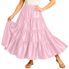 Ultimate Satin 32 Yard 4 Tier Skirt | Pro Belly Dance S-3XL S30