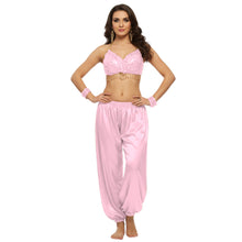 Satin Belly Dance Harem Pants | Flowy Trousers S-3XL | 41 Colors S10