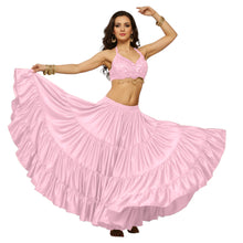 Ultimate Satin 25 Yard 4 Tier Skirt | Belly Dance Gown S-5XL S4