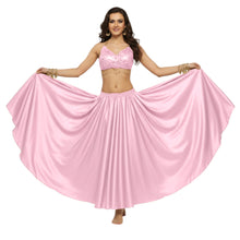 Satin Full Circle Belly Dance Skirt | 360° Flow Gown S-5XL S8