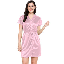 Satin Night Wear Bathrobe | Luxurious Kimono Robe S-3XL | 41 Colors S108