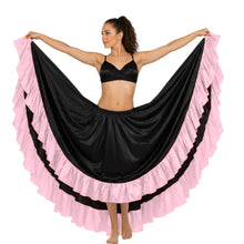 Satin 12 Yard Skirt w/ Frill | Full Volume Dance S-3XL | 41 Colors S22