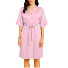 Satin Night Wear Bathrobe | Luxurious Kimono Robe S-3XL | 41 Colors S79