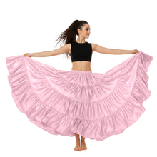 Ultimate Satin 25 Yard 4 Tier Skirt | Belly Dance Skirt S-5XL S20