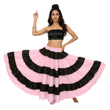 Satin Full Circle Dance Skirt Frill | 360° Flow S-3XL S46