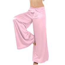 Satin Wide Leg Palazzo Pants | Flowy Trousers S-3XL | 41 Colors S25
