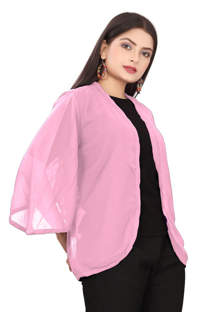 Women Chiffon Shrug / Jacket C51- Regular Size 1