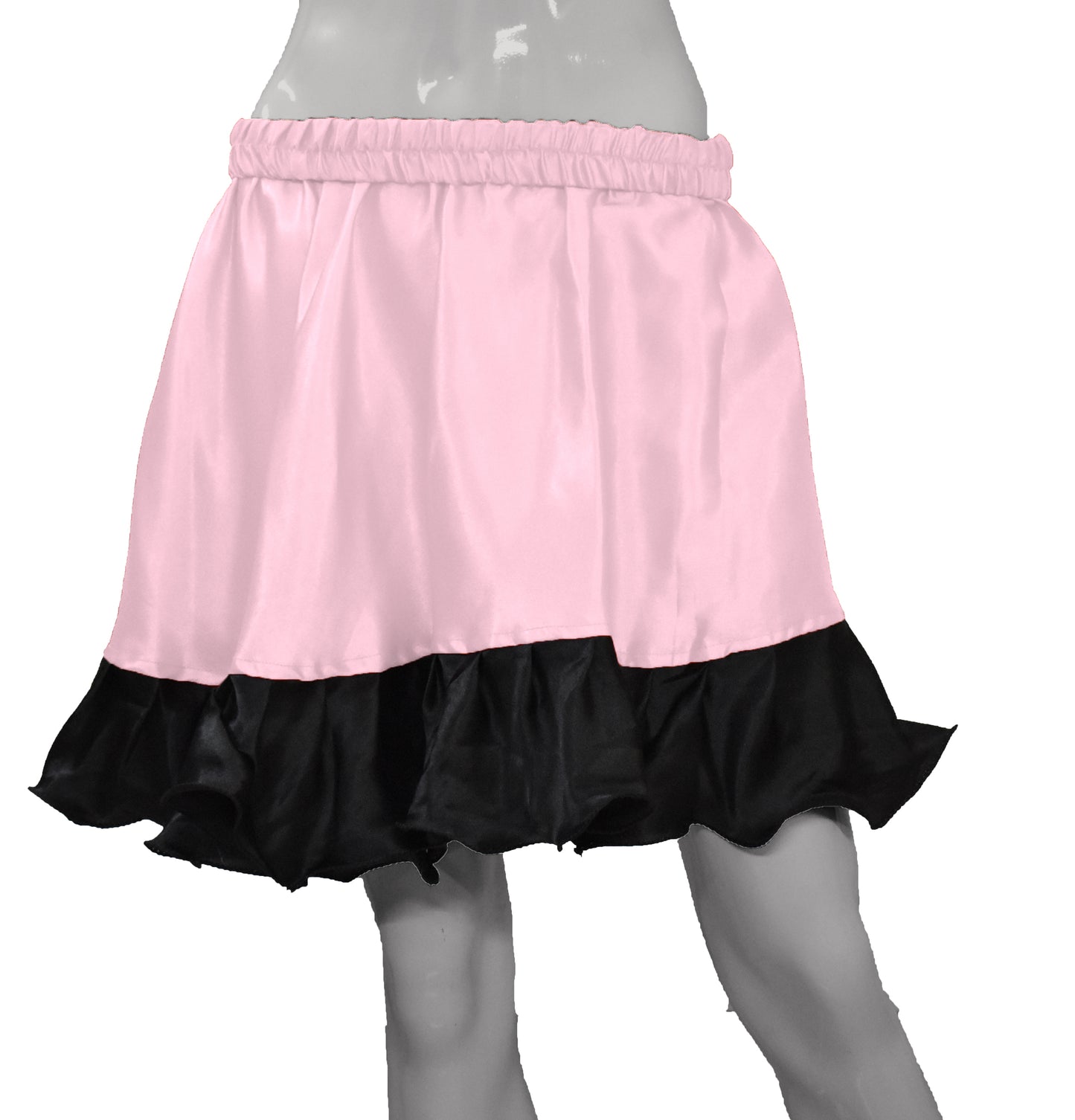 Satin Short skirt with Frill S63 - Regular Size 2