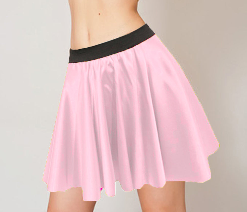 Satin Mini skirt S34 - Regular Size 2