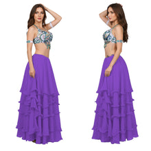 Voluminous! Chiffon 5-Layer Belly Dance Skirt | Full Coverage & Maximum Flow C25