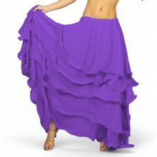 Chiffon 5 layer Belly Dance Skirt C25  - Regular Size 1