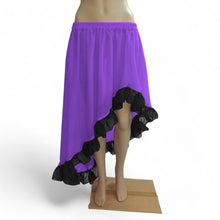 Chiffon sheer Assymetrical Skirt With Frill C22 - Regular Size 1